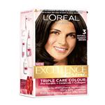 LOREAL HAIR COLOUR 3 DARKEST BROWN